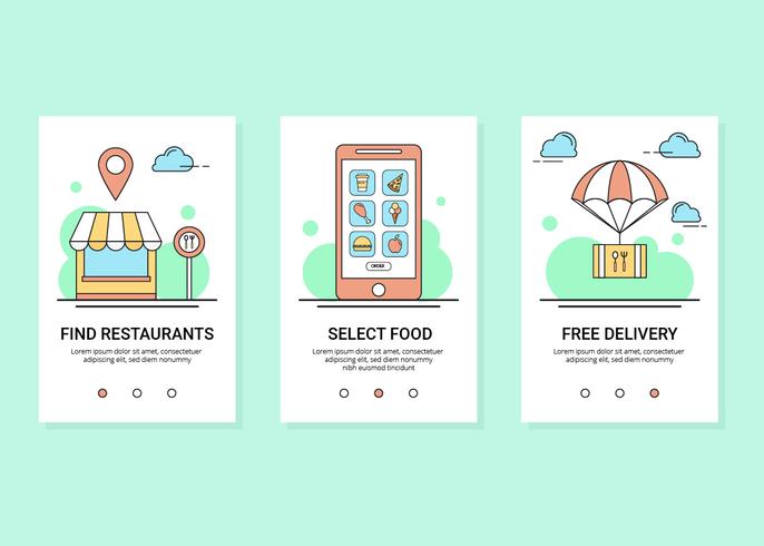 Online Food Order Vector 