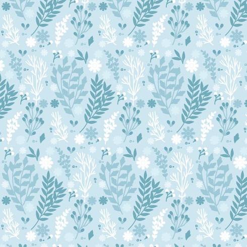 Vector Winter Hand Drawn Pattern