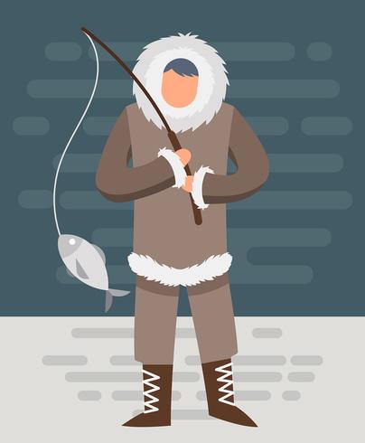 Eskimos Illustration vector