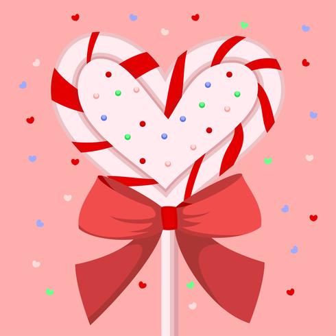 valentine candy hearts vector