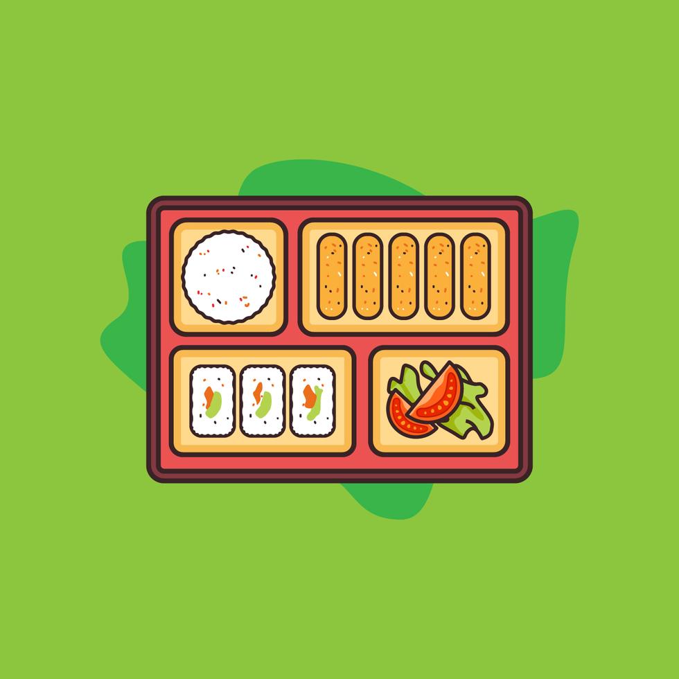 Bento Box Vector 271203 Vector Art at Vecteezy