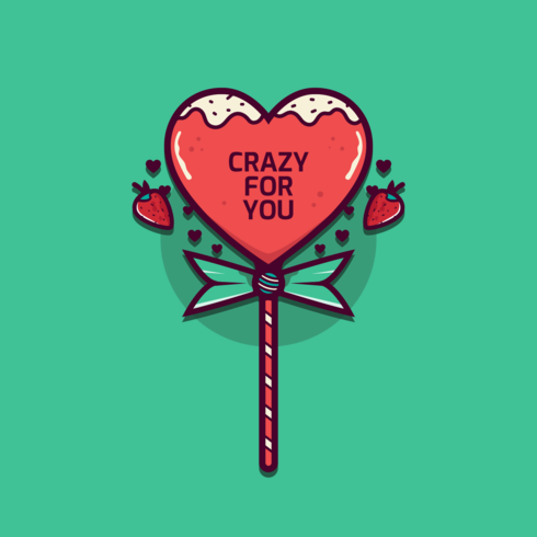 Valentine Candy Hearts Vector