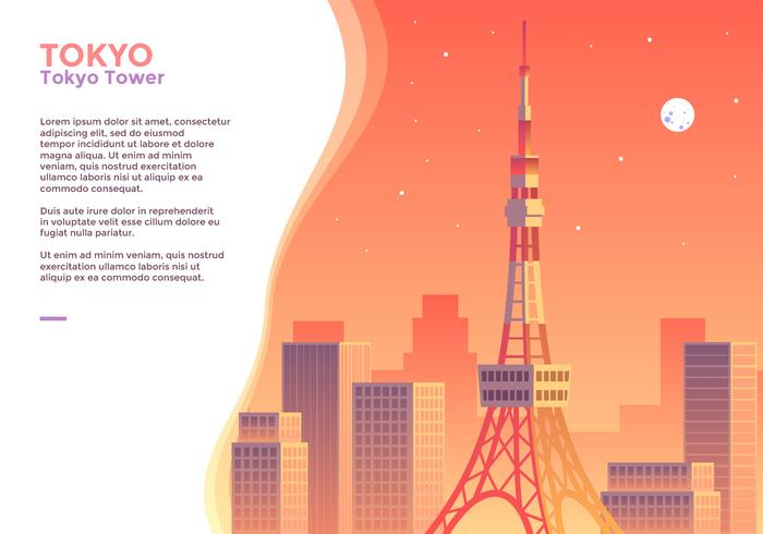 Tokyo Tower Vector