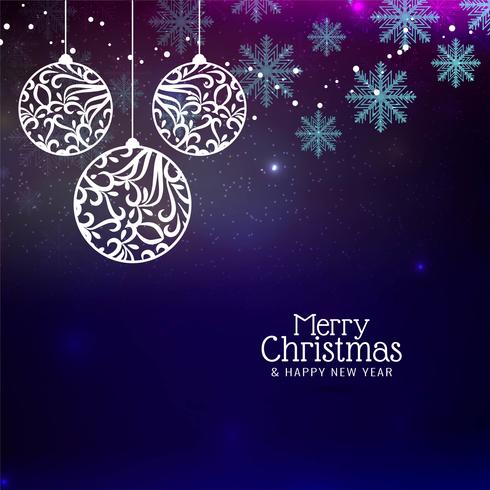 Abstract Merry Christmas stylish background vector