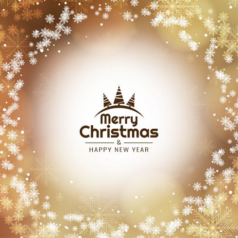 Abstract Merry Christmas festival beautiful background vector