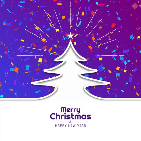 Abstract Merry Christmas festival background vector