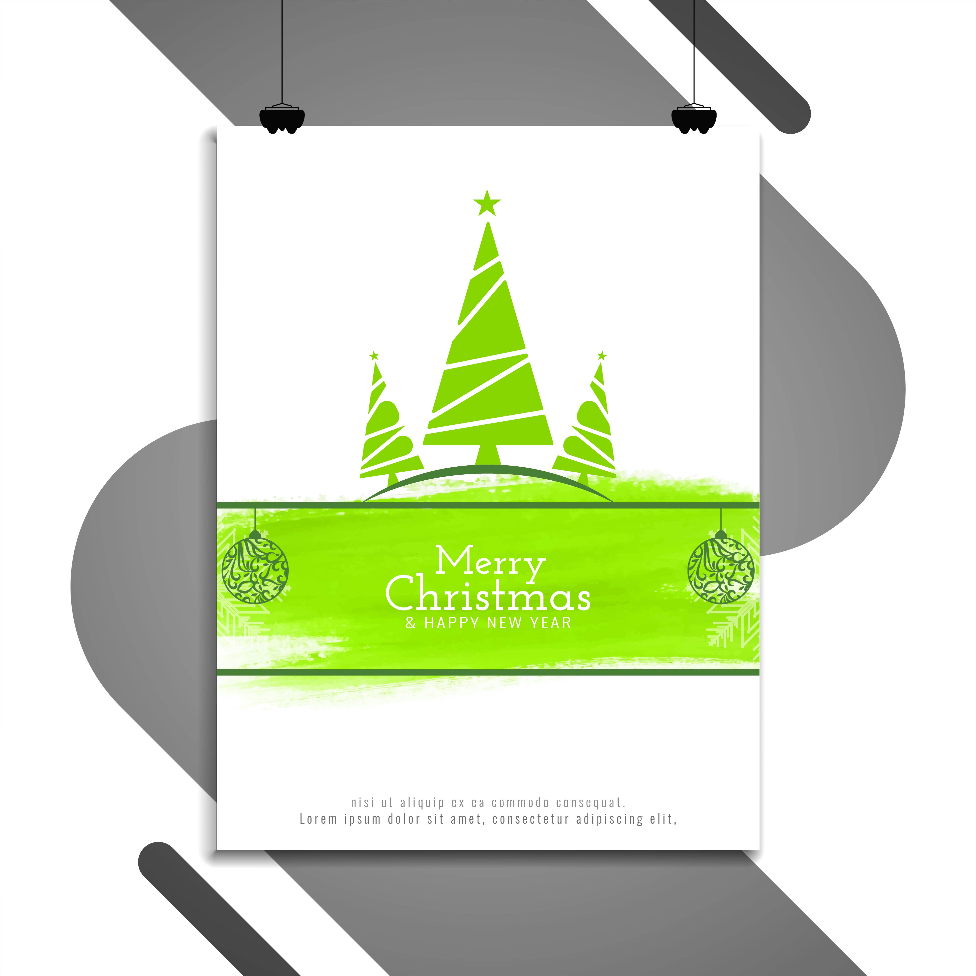 abstract-merry-christmas-brochure-design-template-271664-vector-art-at