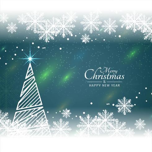 Abstract decorative elegant Merry Christmas background vector