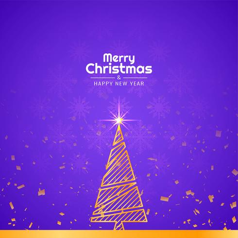 Merry Christmas festival celebration greeting background vector