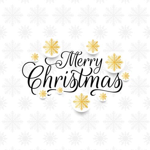Abstract decorative elegant Merry Christmas background vector