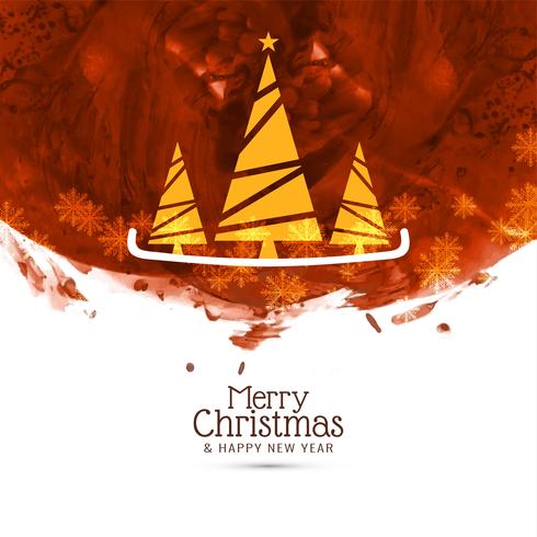 Abstract Merry Christmas decorative background vector