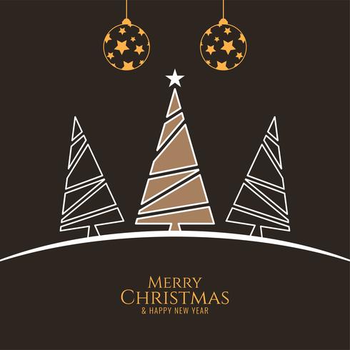 Abstract Merry Christmas stylish decorative background vector