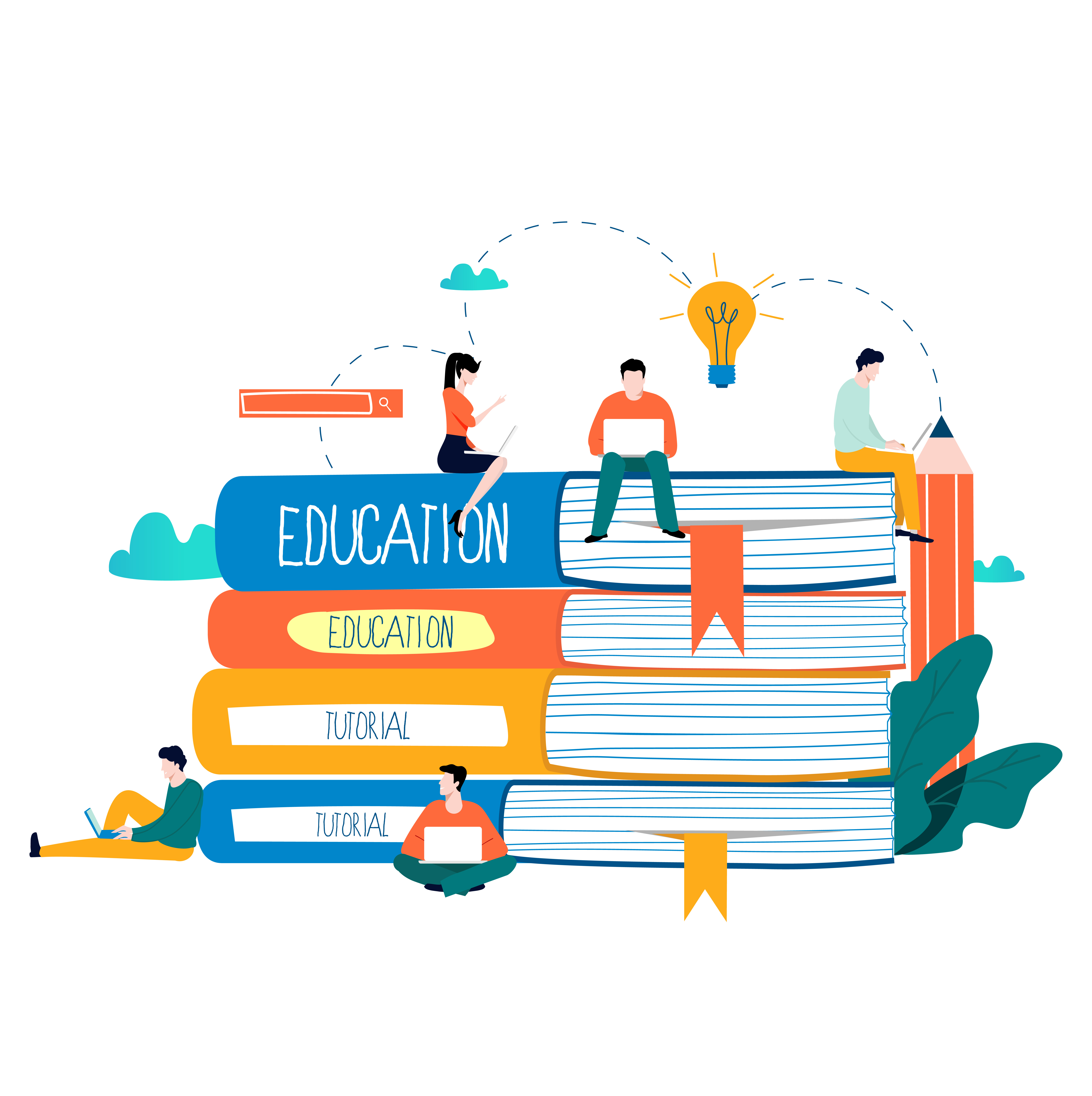 Download Education, online training courses - Download Free Vectors, Clipart Graphics & Vector Art