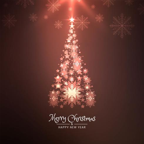 Abstract Merry Christmas stylish decorative background vector