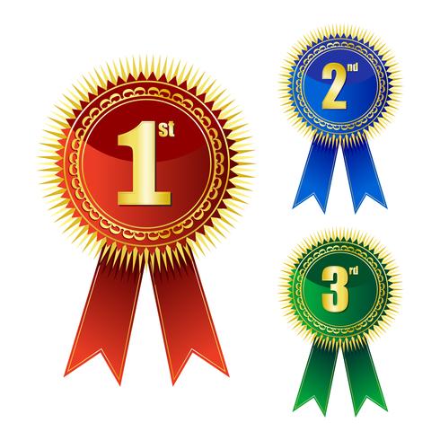 Ribbon Badge vector