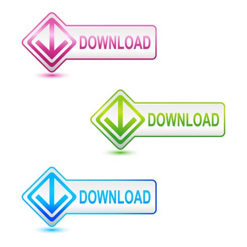 Download Button vector