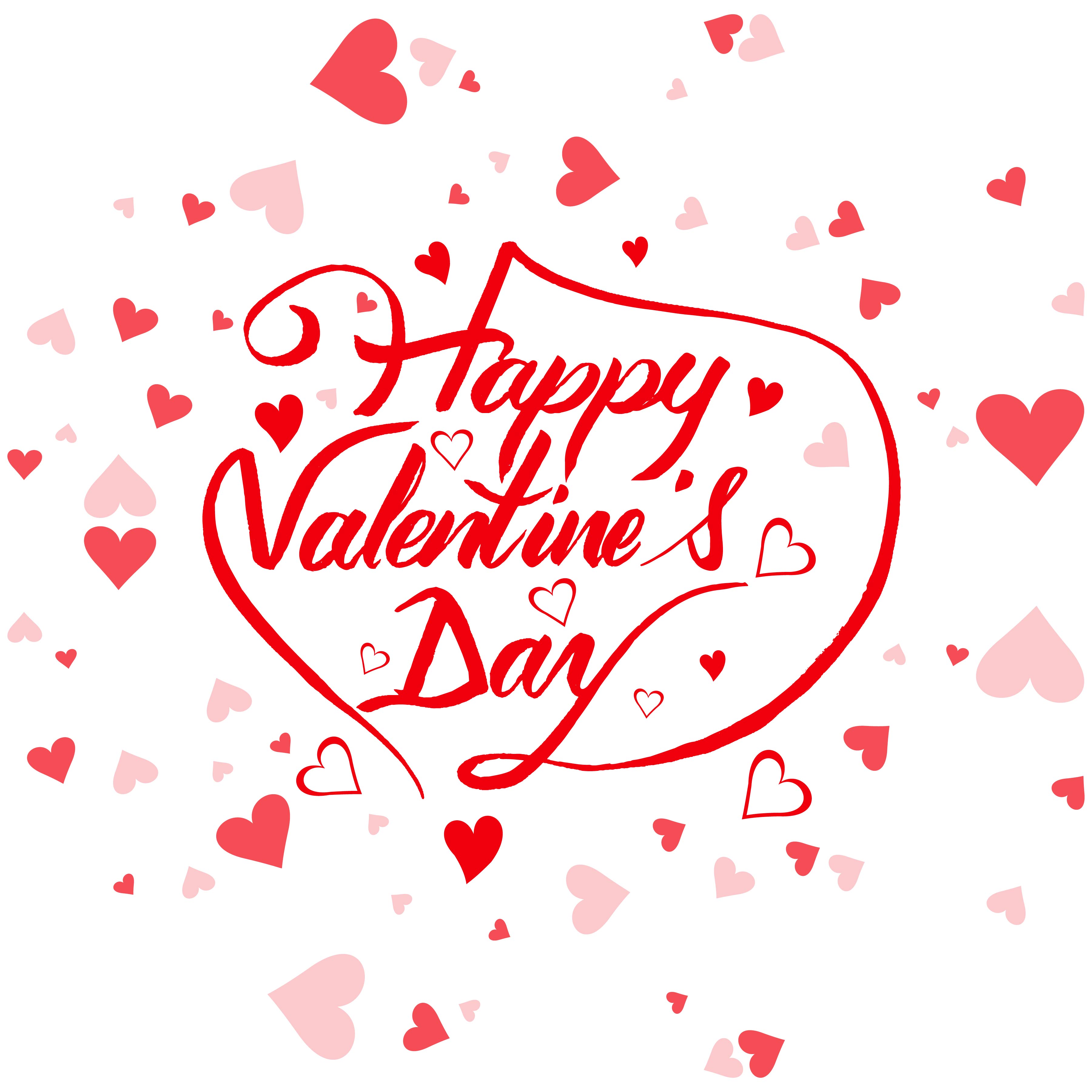 beautiful valentine's day card background illustration