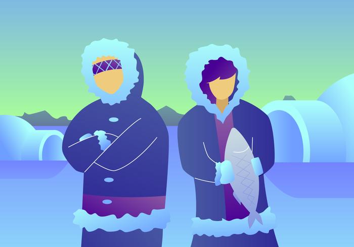 Awesome Eskimos Vectors