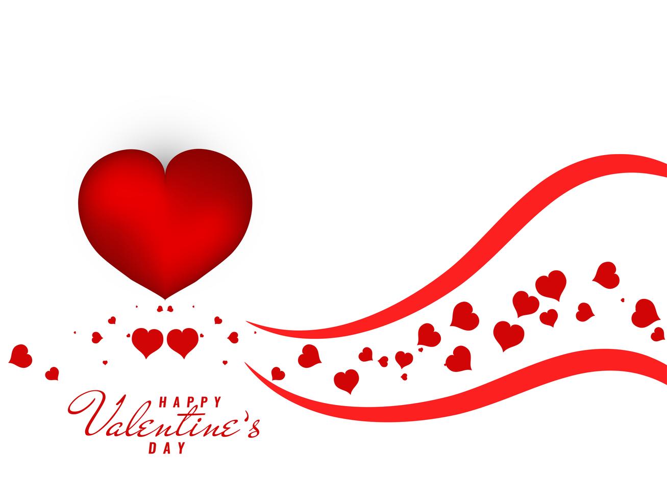 Abstract Lovely Happy Valentines Day Background 272313 Vector Art At