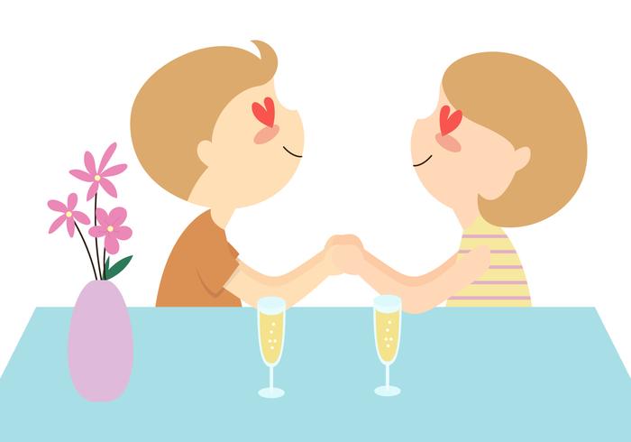 Couple Holding Hand vector