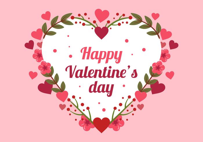 Valentine's Day Frame vector