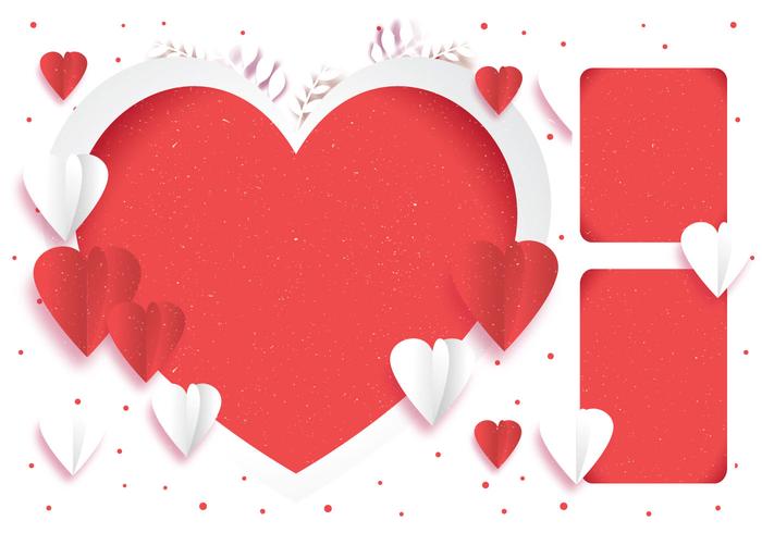 Valentines Day Frame Vector