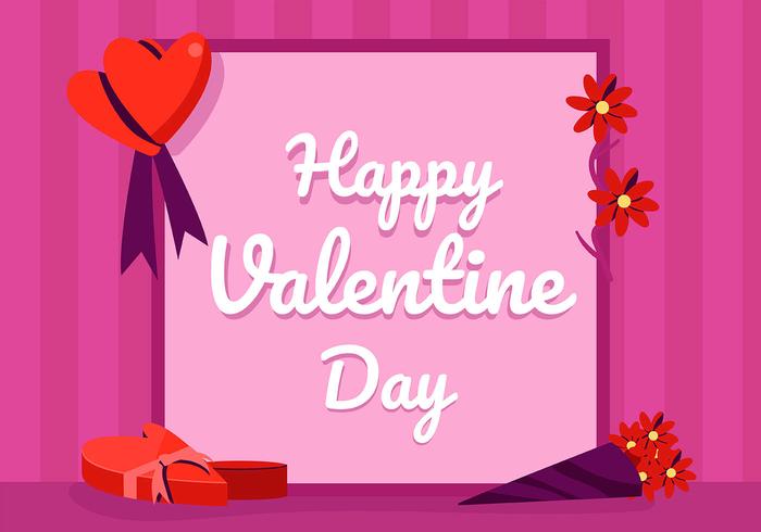 Valentines Day Frame vector