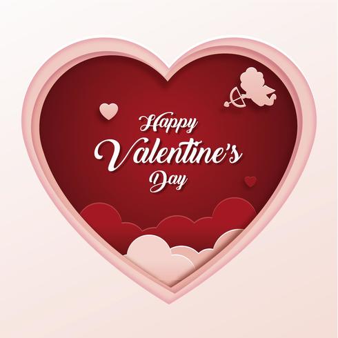 Valentines Day Frame vector