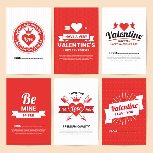 Valentine template banner Vector background for banner