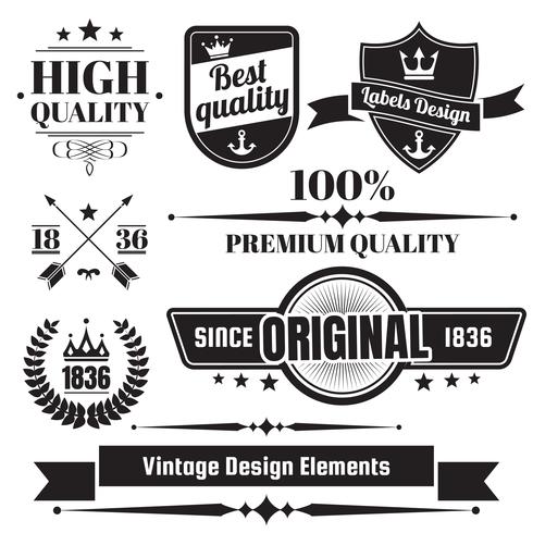 Vintage Retro Vector Logo para banner