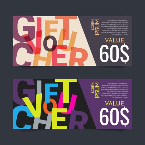 Gift Voucher Vector Background For Banner Poster Flyer