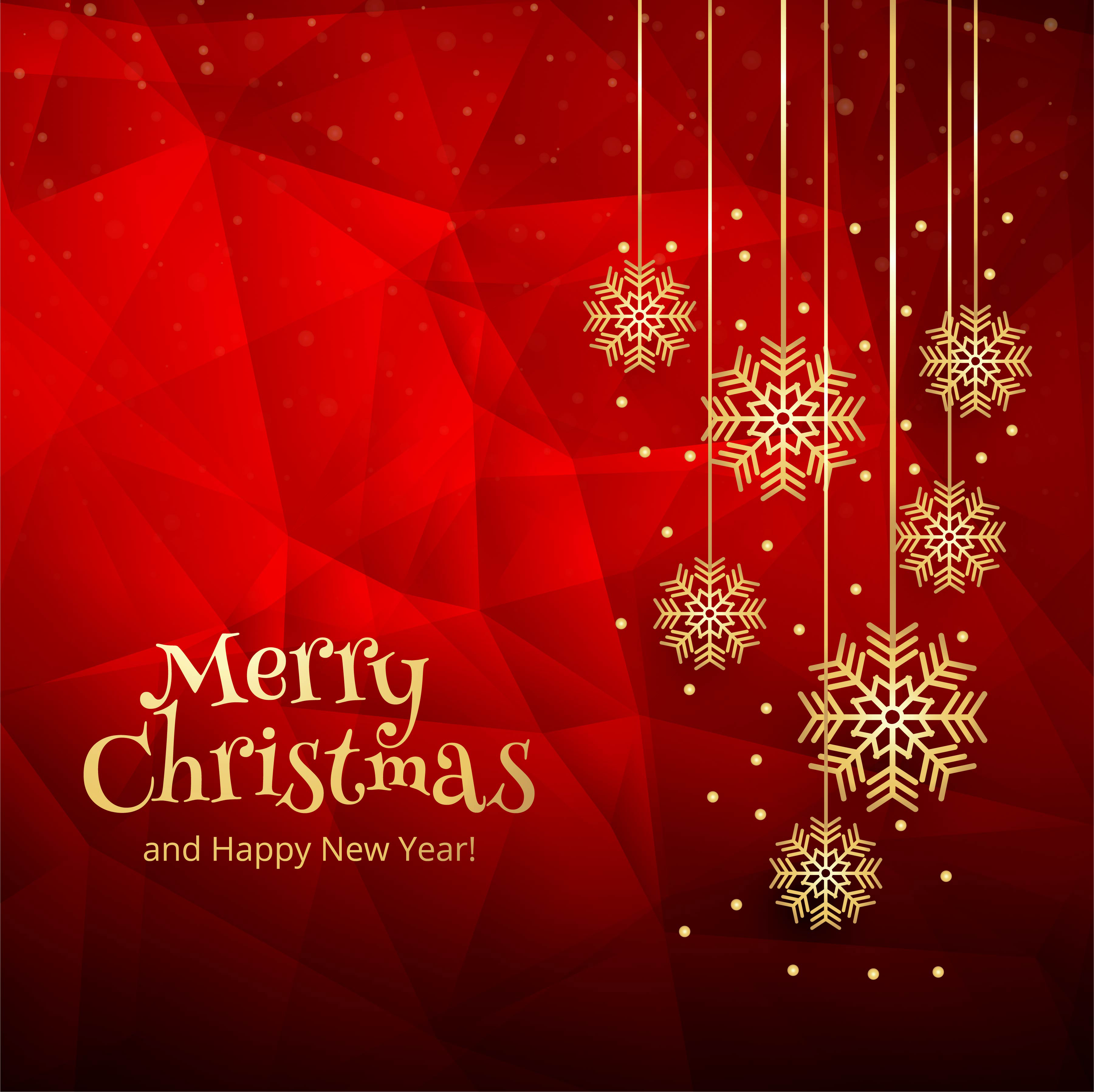 Beautiful merry christmas celebration card background 273005 Vector Art ...
