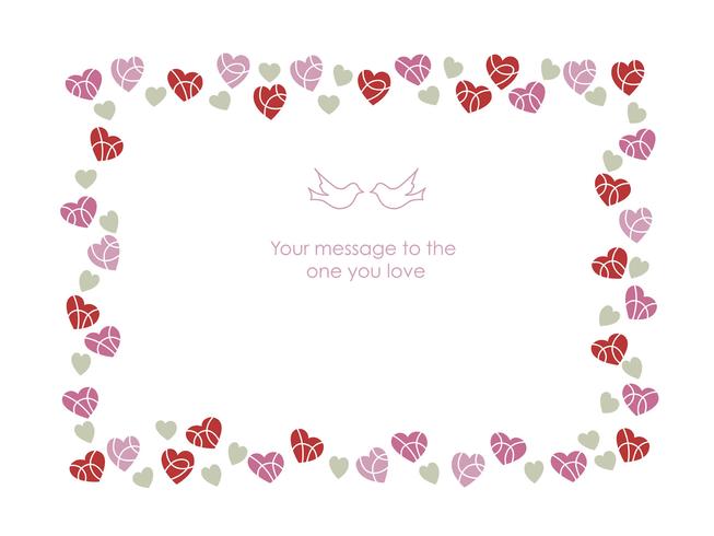 Download Rectangular frame for Valentine's Day, etc. - Download ...