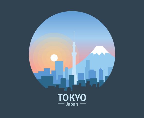 Tokyo Illustration vector