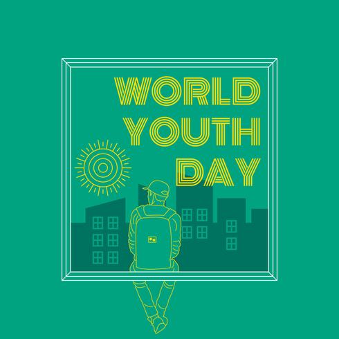 Beautiful World Youth Day Vectors