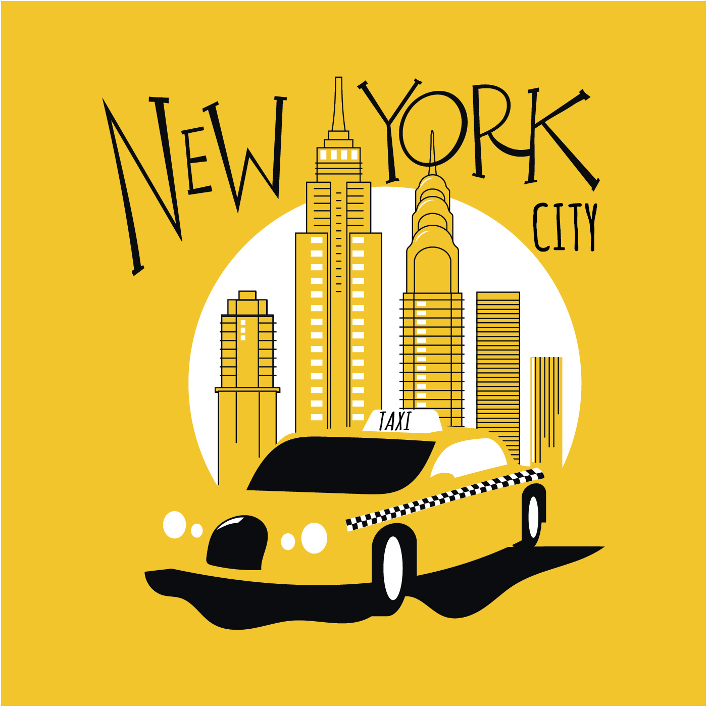 Yellow Taxi In The New York City Street Download Free Vectors Clipart Graphics Vector Art Yellow Taxi In The New York City Street Download Free Vectors Clipart Graphics Vector Art