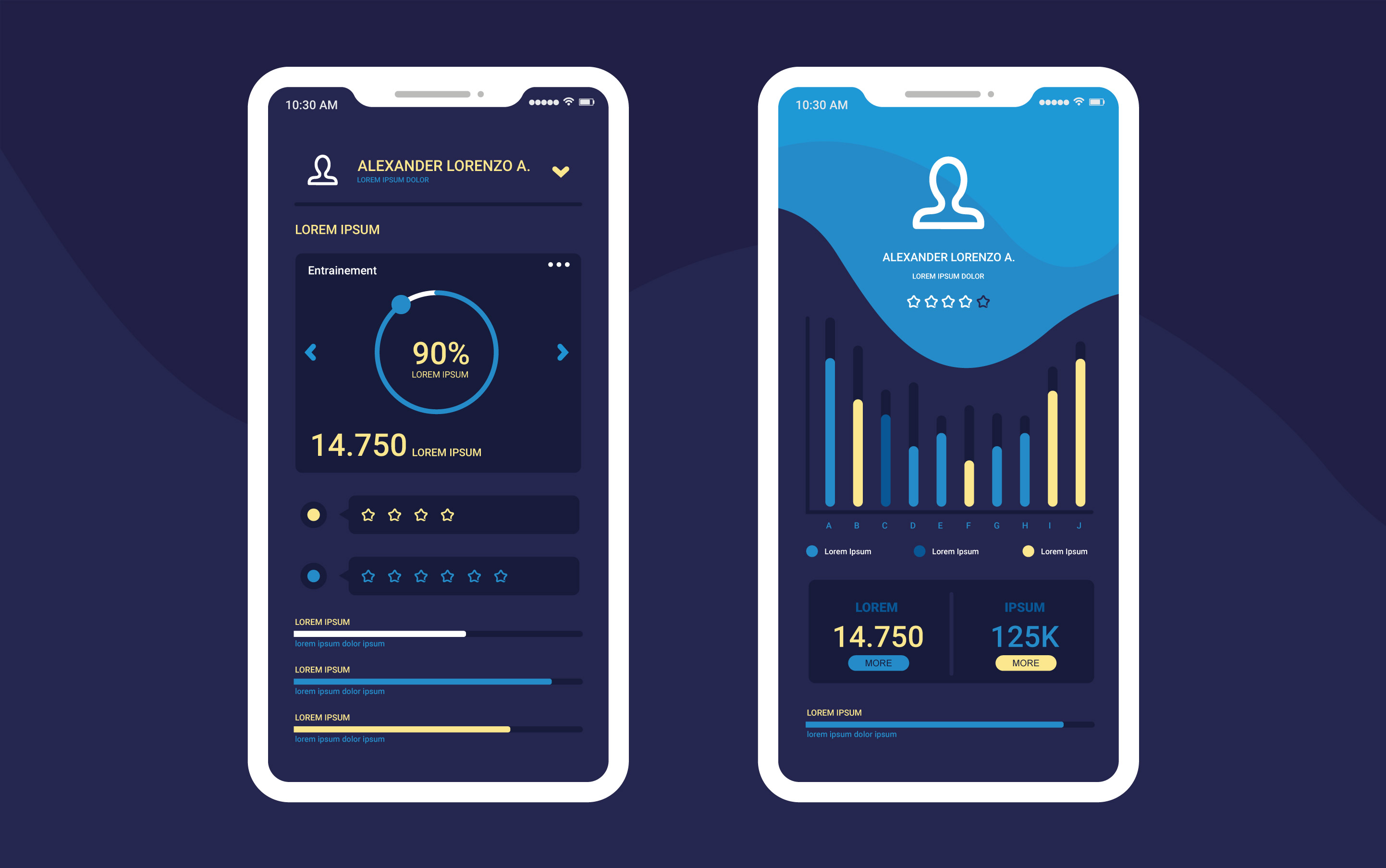 Charts UI Kit Vector 273207 - Download Free Vectors, Clipart Graphics