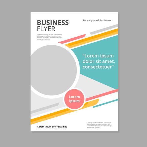 Modern Business Flyer Template vector