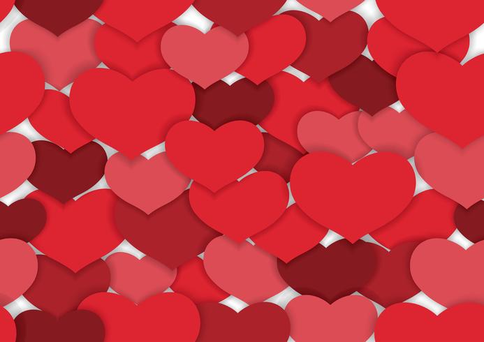 Valentine’s Day seamless vector background. 