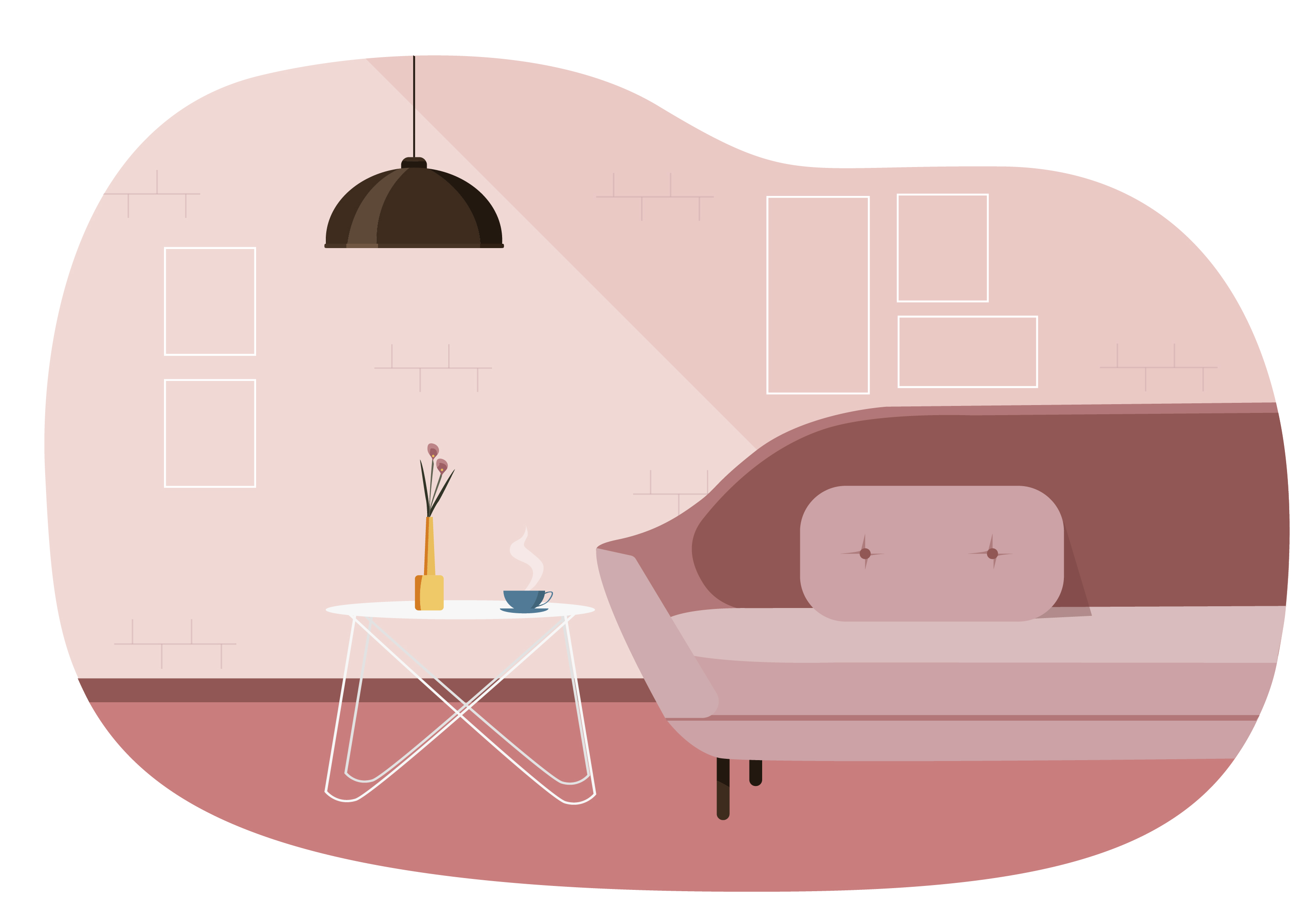 Vector Livingroom Illustration 273459 Vector Art at Vecteezy