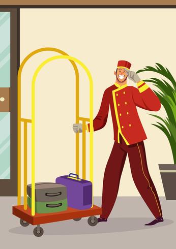 Bellhop Service vector