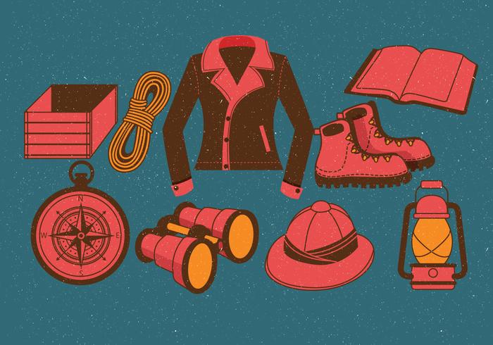 Adventurer Equipment Vector