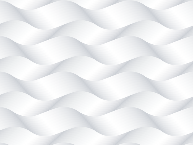 Twisty Waves Vector White Background