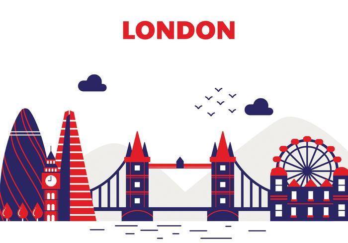 Diseño vectorial de londres vector