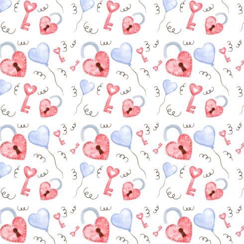 Cute Valentine's Pattern  vector