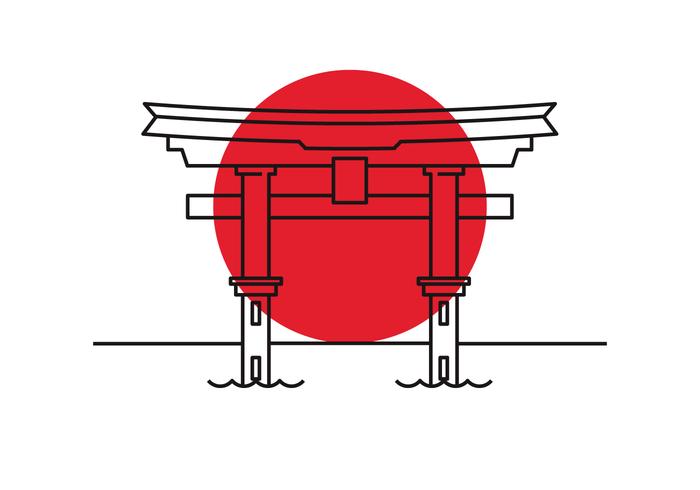 Red Gate vector