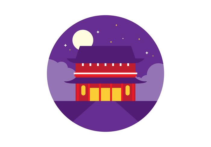 Sensoji Temple vector