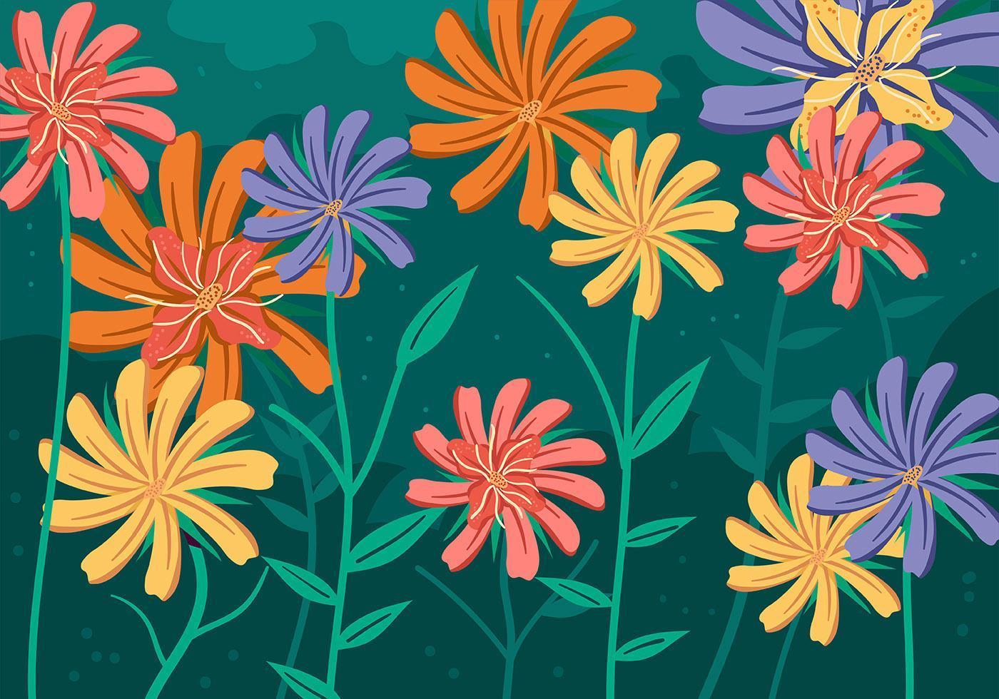 Flower Background vector