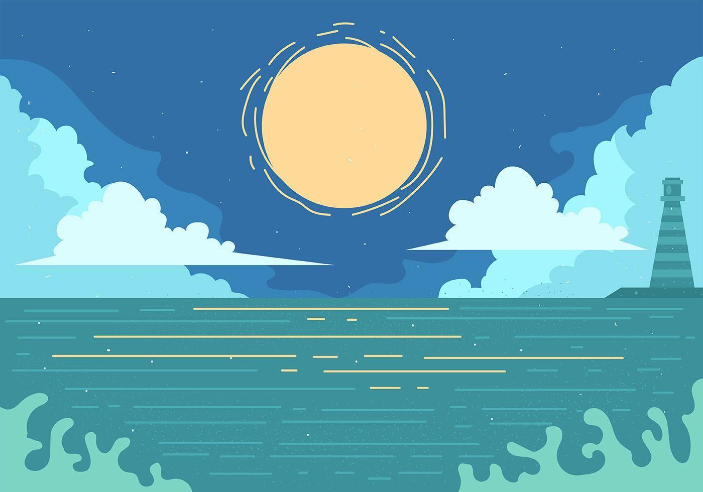 Ocean Background vector