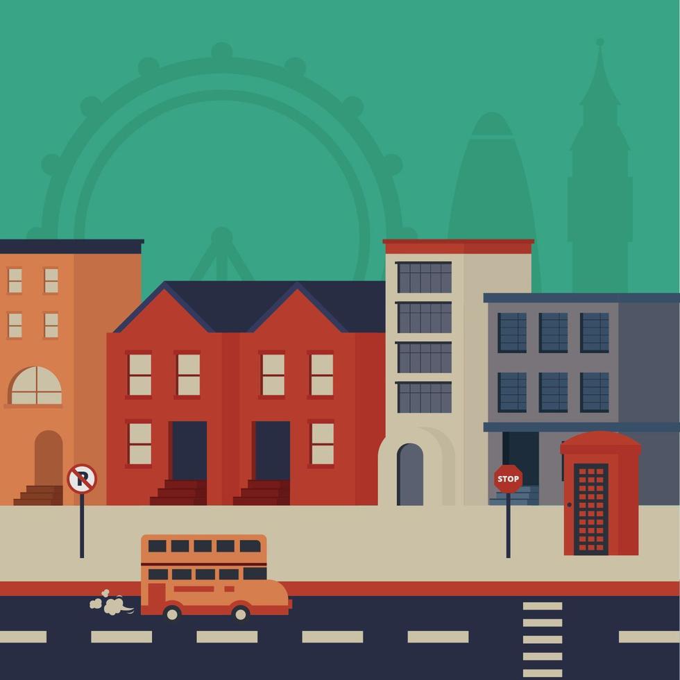 London Cityscape vector